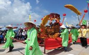 京族最隆重的传统节日——“哈节”